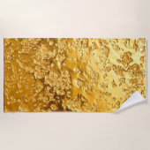 Gold Strandtuch (Vorderseite)