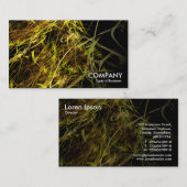 Gold-Stränge-Fraktal 02 Visitenkarte (Vorne/Hinten)