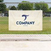 Gold Streamer Custom Company Banner (Insitu)