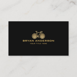 Gold Street Bicycle Business Card Visitenkarte