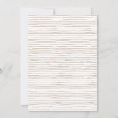 Gold Streifen so sehr fröhlich Foto Weihnachtskart Einladung (Rückseite)