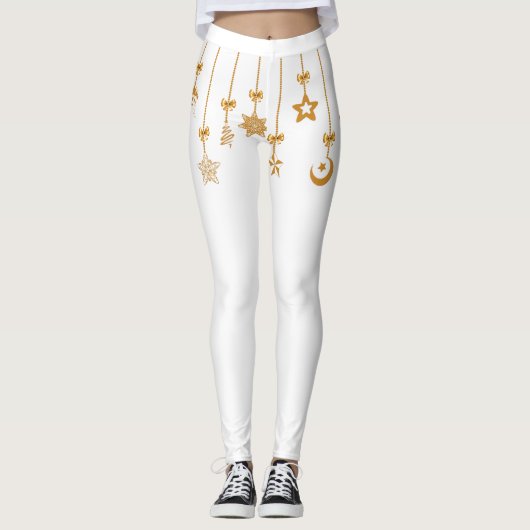 Gold String Ornaments Leggings (Vorderseite)
