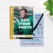 Gold Stripe Hockey Trading Card - Custom Stats (Schreibtisch)