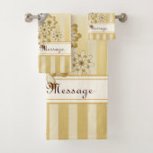 Gold Stripe Niedlich Baby Koala Kinder Badhandtuch Set (Insitu)