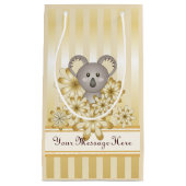 Gold Stripe Niedlich Baby Koala Kinder Kleine Geschenktüte (Vorderseite)