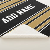 Gold Stripes Sports Jersey Name - KANN FARBE BEARB Sherpadecke (3/4)