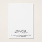 Gold Sun Imitate Fohlen Mandala Ohrring-Display-Ka (Rückseite)