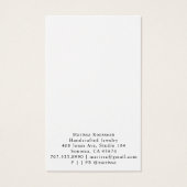 Gold Sun Imitate Foil Mandala Necklace (Rückseite)