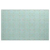 Gold Sun Moon Planets Space Blue Illustration Stoff (Yard (91,4 cm))