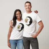 Gold Sun & Moon T - Shirt (Unisex)