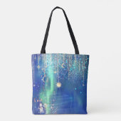 *~* Gold Sun Stars Sparkle Moon Celestial Universu Tasche (Rückseite)
