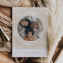 Gold Sunburst Frame Art Deco Foto