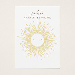 Gold Sunburst Stuhlvorratskarte