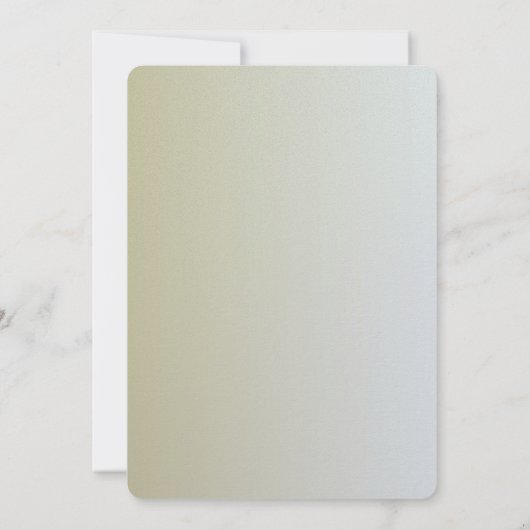 Gold Sunrise Einladung (Rückseite)