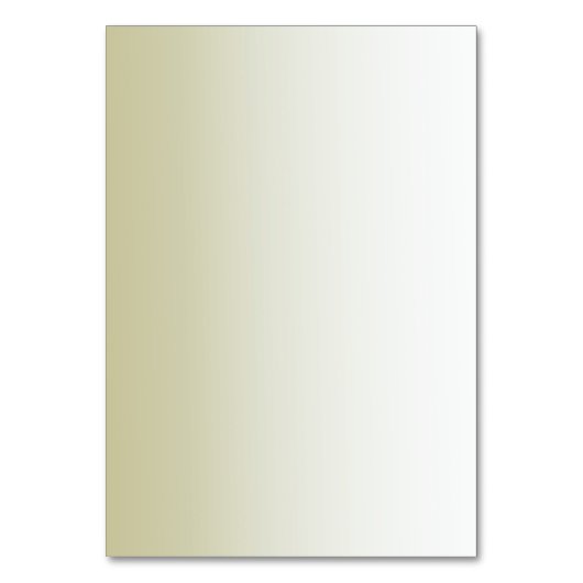 Gold Sunrise Tischnummer (Rückseite)