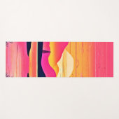 Gold Sunset Over Pink Lake Festival Yogamatte (Vorderseite (Horizontal))