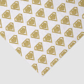 Gold Superheld Friend Valentine Tissue Seidenpapier (Ausschnitt)