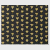 Gold Superheld Friend Valentine Wrapping Paper Geschenkpapier (Flach)
