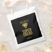 Gold Superhero Friend Valentine Fvor Bag Geschenktütchen (Ausgeschnitten)