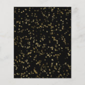 Gold Sweet 16 Bday Balloons Budget Einladungen (Rückseite)