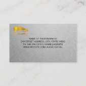 Gold-Symbol | Auto-Reparatur-Logo Visitenkarte (Rückseite)