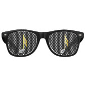 Gold-Symbol einer Musiknote 1/16 Sonnenbrille (Vorderseite)