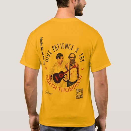 Gold T - Shirt (Rückseite)