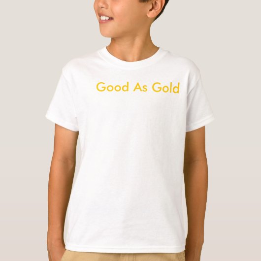 Gold T-Shirt (Vorderseite)
