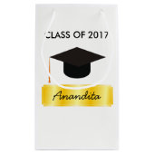 Gold-Tag-Abschluss Kleine Geschenktüte (Rückseite)