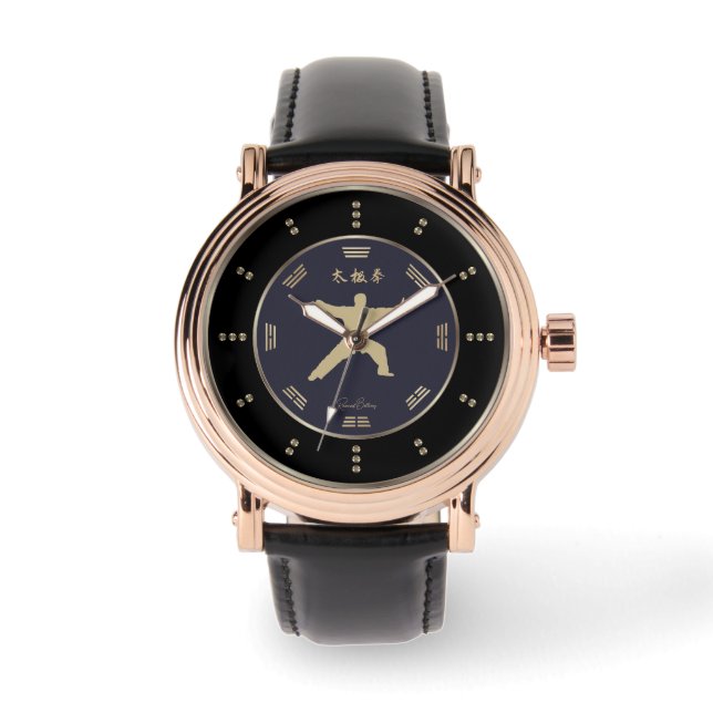 Gold Tai Chi Luxury Armbanduhr (Vorderseite)