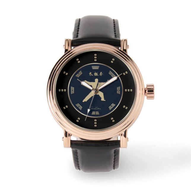 Gold Tai Chi Luxury Armbanduhr (Vorderseite)