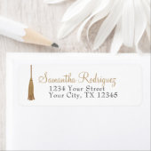 Gold Tassel Abschluss Label (Insitu)