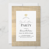 Gold Tassel & Cap 2 Foto Burgundy Abschluss Einladung (Rückseite)