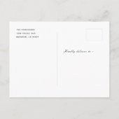 Gold Tassel & Cap 2 Foto Grau Abschluss Ankündigungspostkarte (Rückseite)