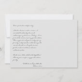 Gold Tassel Class of 2023 Foto Script Abschluss Einladung (Rückseite)