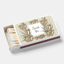 Gold & Taupe Blume Elegantes Dankeschön Gastgesche