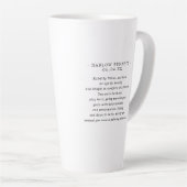 Gold Taurus Astrologie Zodiac Sign | Monogramm Milchtasse (Rechte Ecke)