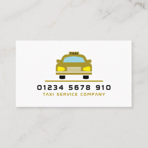 Gold Taxi Cab Logo, Preisliste Visitenkarte