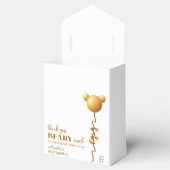 Gold Teddy Balloon Beary Thanks Neutral Geschenkschachtel (Geöffnet)