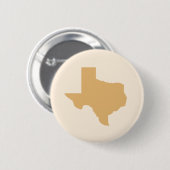 Gold Texas Souvenir Button (Vorne & Hinten)