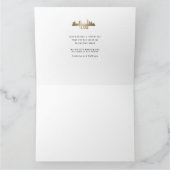 Gold texas Staat Moving Announccard Karte (Innenseite)