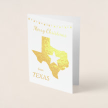 Gold Texas Star Foto Template Weihnachten