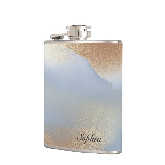 Gold Textur Flachmann (Links)