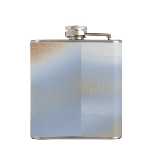 Gold Textur Flachmann (Rückseite)