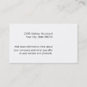 Gold Textur | Leaf Visitenkarte (Rückseite)