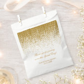 *Gold Texture Confetti Polterabend Geschenktütchen (Ausgeschnitten)