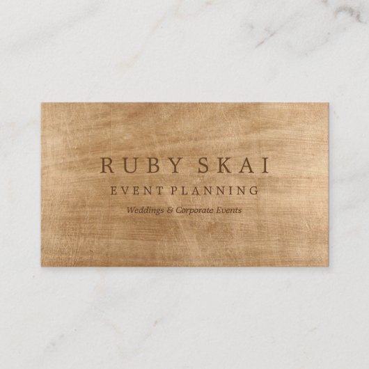 Gold Textured Architecture Business Card Visitenkarte (Vorderseite)