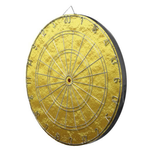 Gold Texturmuster (Luxuriöses Goldenes Glühen) Dartscheibe (Vorderseite rechts)
