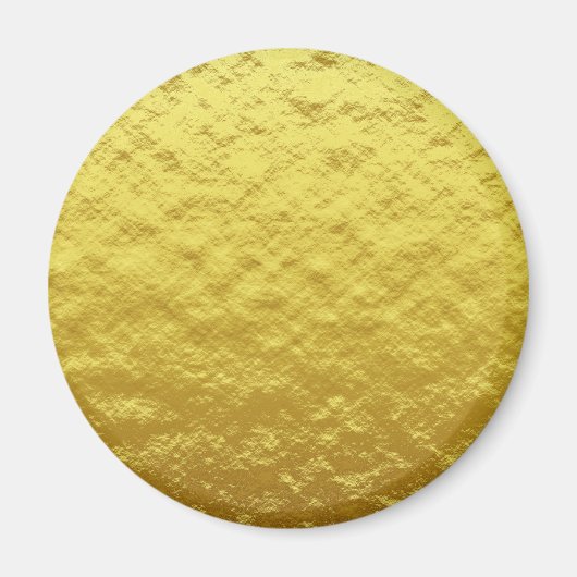 Gold Texturmuster (Luxuriöses Goldenes Glühen) Magnet (Vorne)