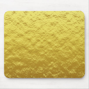 Gold Texturmuster (Luxuriöses Goldenes Glühen) Mousepad